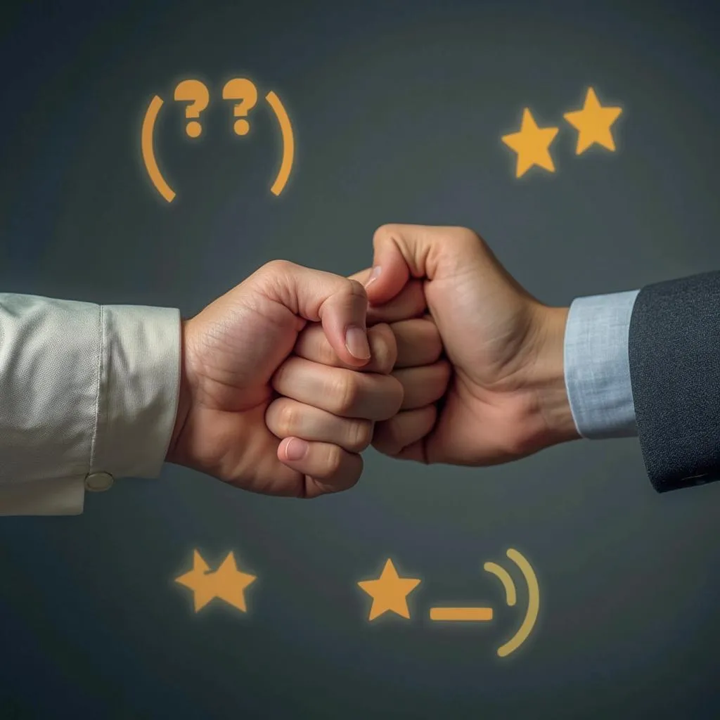 Apretón de manos entre cliente y consultor