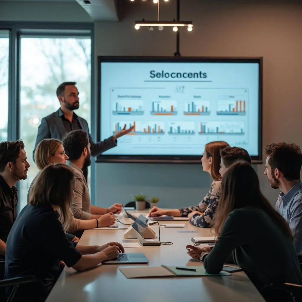 Personas en un taller interactivo sobre selección de consultores